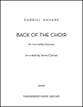 Back of the Choir SSAA/SSAA Choral Score cover
